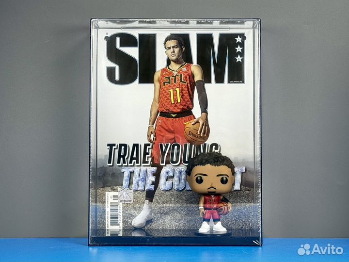 Funko Pop Covers 18 Trae Young (Slam NBA Hawks)