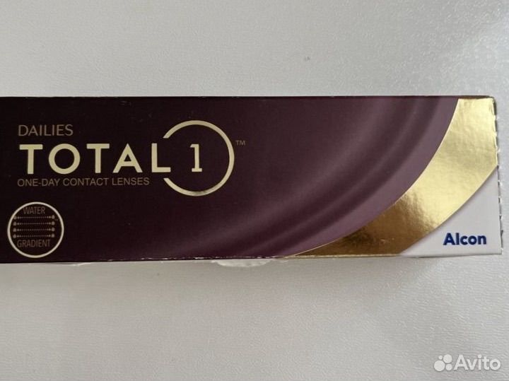 Линзы контактные dailies total 1