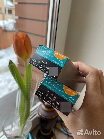 Однодневные контактные линзы acuvue oasys astigmat