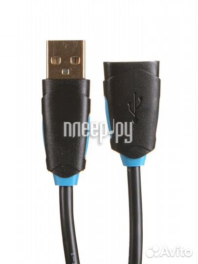 Vention USB 2.0 AM/AF 2m Black cbcbh