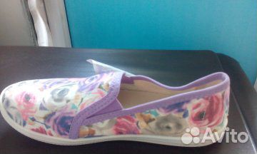 Мокасины летнии текстиль