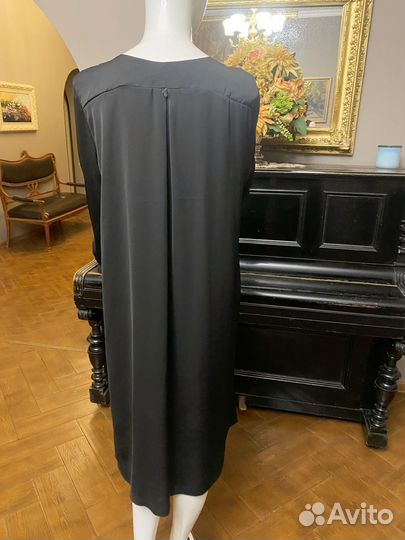 Италия L шелковистое платье винтаж отл сост