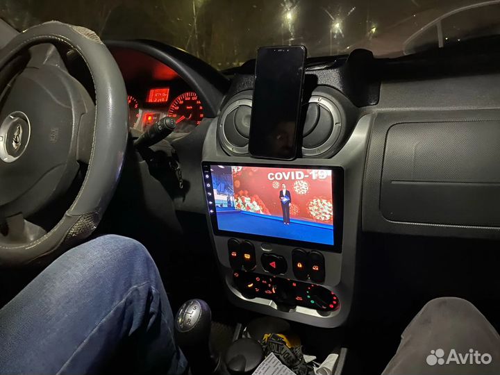 Магнитола Рено Логан 2009-2015 Андроид 2+32Гб