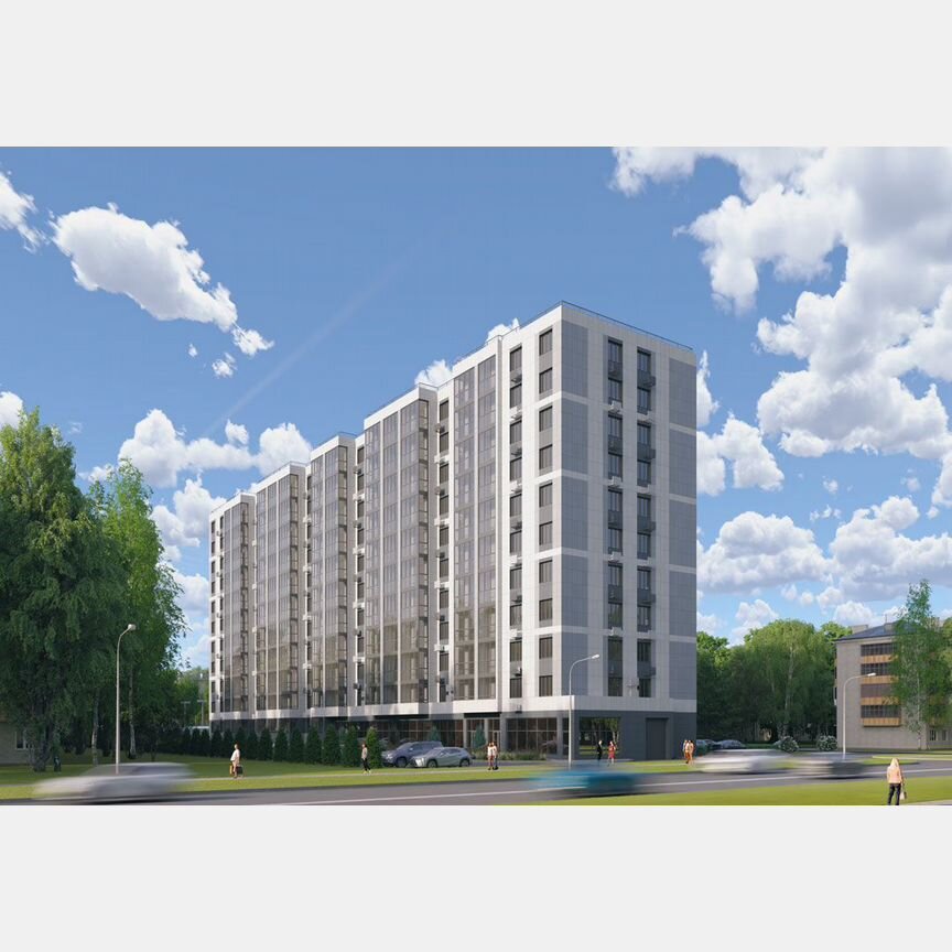 2-к. квартира, 62,8 м², 6/11 эт.