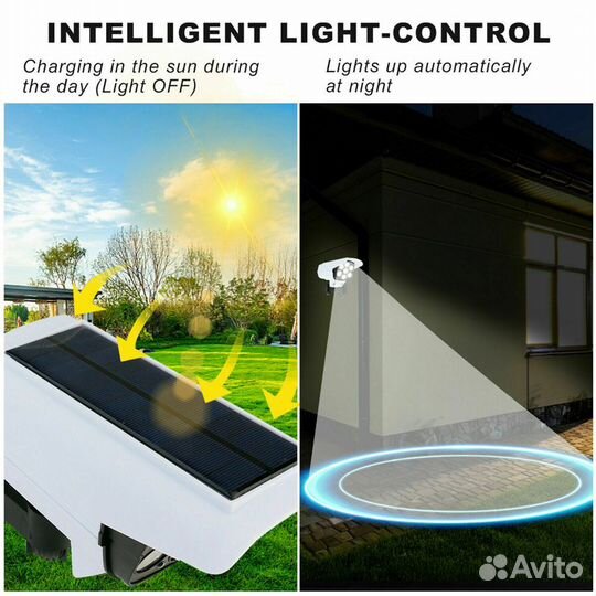 Солнечный светильник на солнечной панели