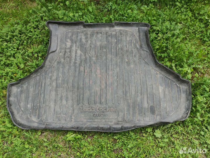 Резиновый коврик в багажник ваз 2110