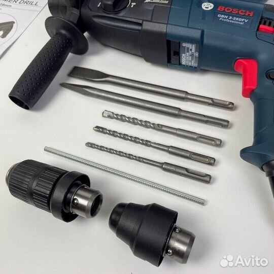 Перфоратор bosch 2-28 с быстросъёмным патроном