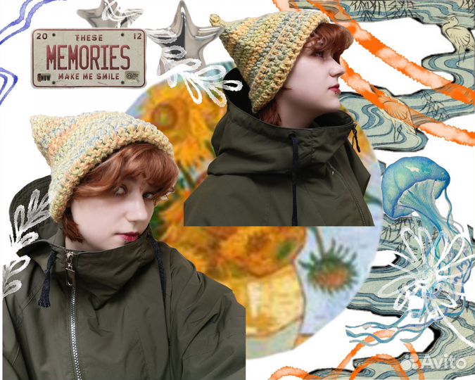 Кото-шапочка