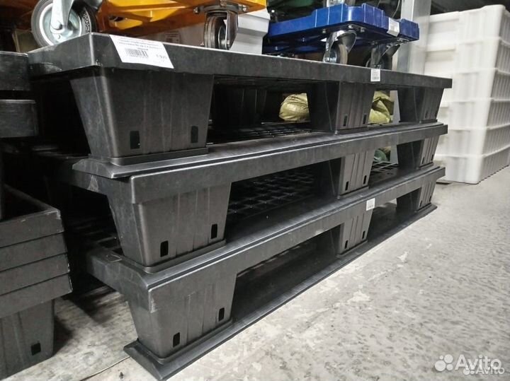 Паллеты пластиковые 1200х800,1200х1000мм, перфо