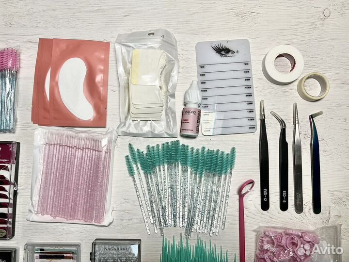 Материалы для наращивания ресниц, набор лешмейкера