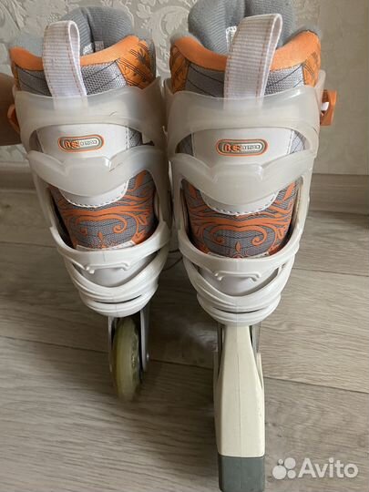 Роликовые коньки 38 размер, защита в подарок