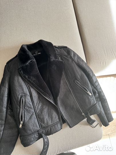 Дубленка женская zara