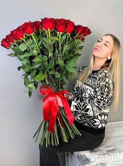 Высокие розы Гигантские розы Доставка цветов