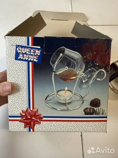 Подогреватель для бренди Queen Anne Англия