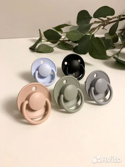 Пустышки bibs DE lux в ассортементе