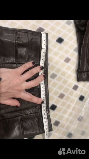 Кожаные шорты детские на 6-7 лет