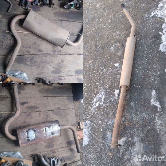 Трасса глушитель на ниву