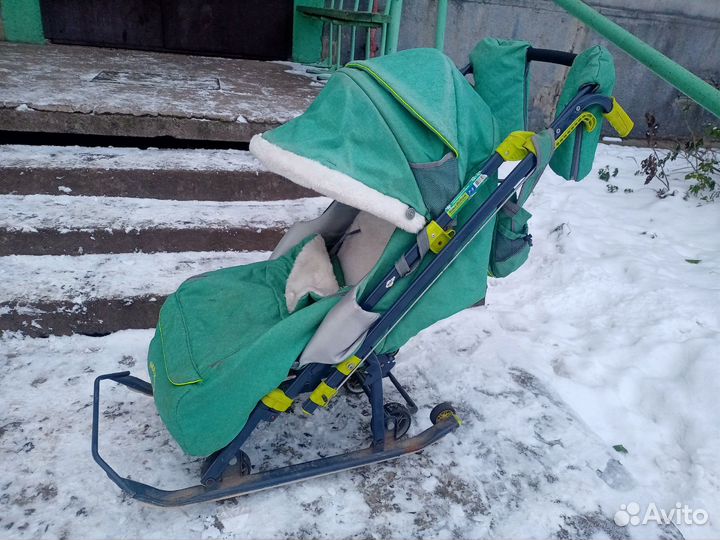 Санки коляска nika