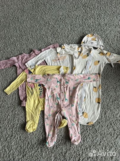 Вещи пакетом на девочку до 68