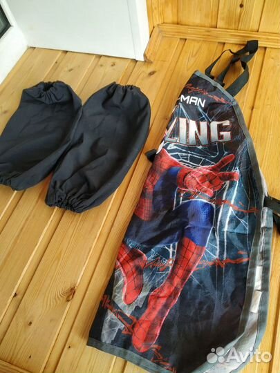 Нарукавники и фартук для уроков труда для мальчика