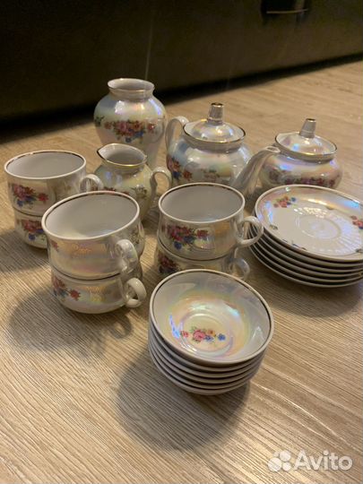 Чайный сервиз дулевский фарфор