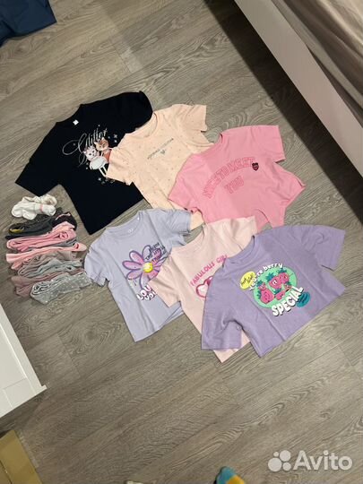 Вещи пакетом для девочки 122-128