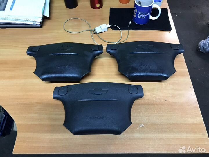 Chevrolet Lanos подушка безопасности в руль