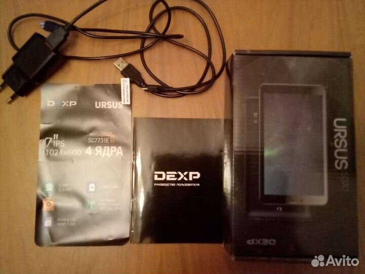 Планшет dexp ursus S370