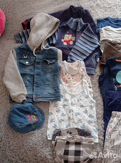 Пакет вещей для мальчика 2-3 года