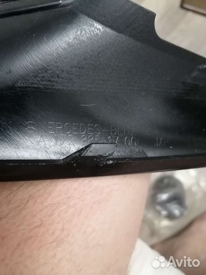 Mercedes Мерседес накладка бампера правая