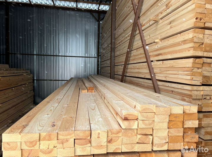 Доска обрезная 40х150х6000мм