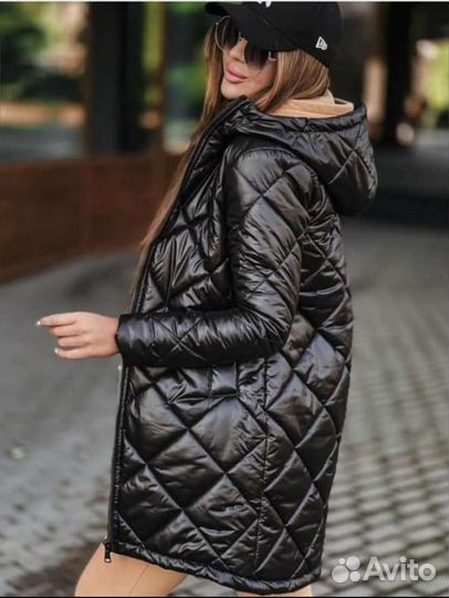 Куртка демисезонная удлиненная