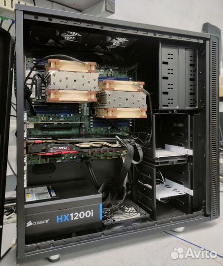 Сервер 2* Xeon Gold 48 ядер 96 пот Х11DPi-N 256Гб