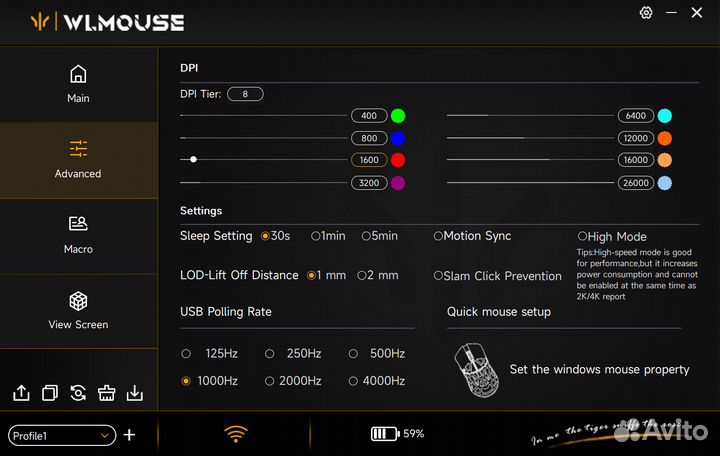Beast X Wireless Gaming Mouse