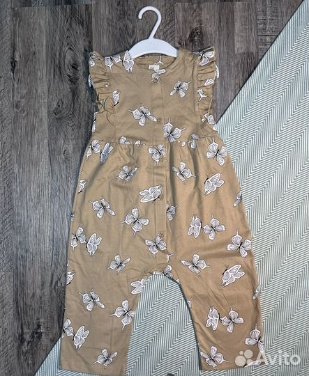 Комбенизон летний для девочки, H&M, размер 86