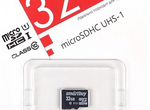 Карта памяти 32GB SmartBuy micro SD class 10