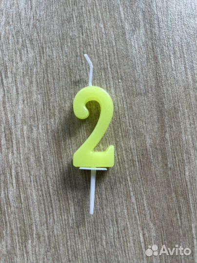 Свечи для торта цифра