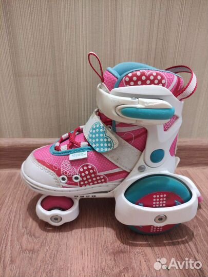 Роликовые коньки детские раздвижные