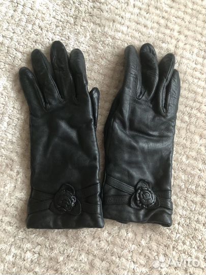 Перчатки кожаные