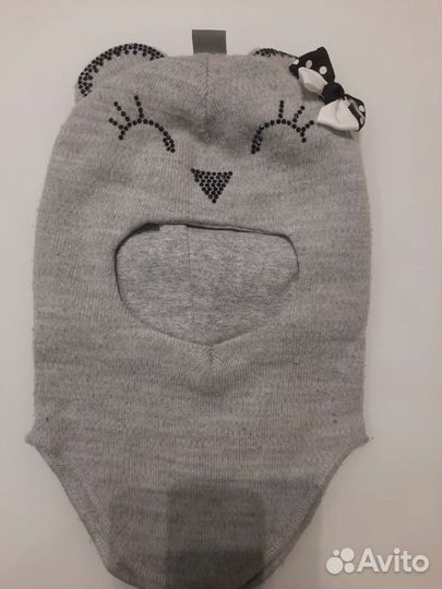 Шапка шлем для девочки