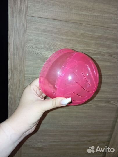 Клетка для грызуна, чашки, колесо, домики