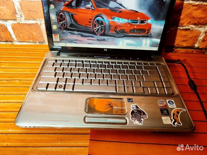 HP DV4-1150ER - 2 Ядра \ 2 Озу \ 512 Видео \ SSD