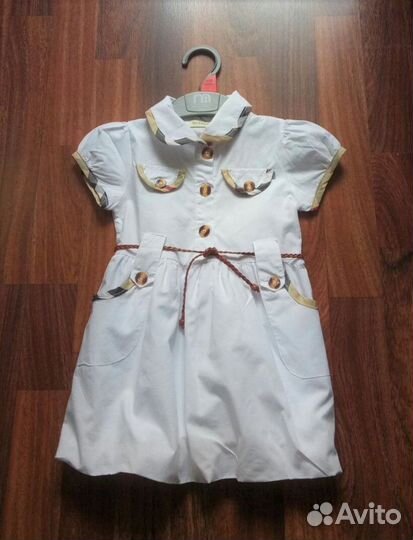 Летние платьица х\б р.86, носочки