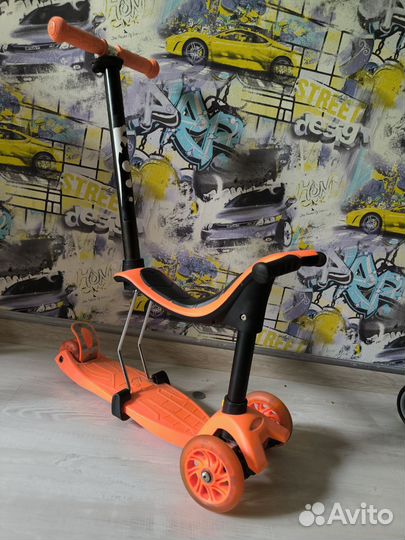 Самокат беговел 2 в 1