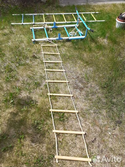 Шведская стенка с турником и брусьями бу