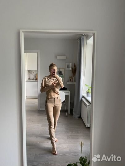 Брюки Zara basic 40 42