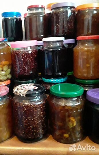 Варенье яблочное жимолость смородина (доставка)