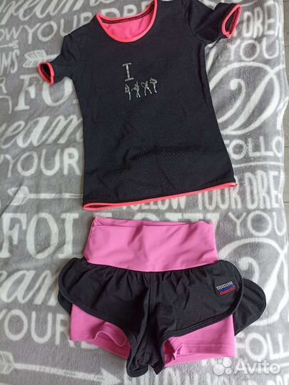Тренировочный костюм для гимнастики 116 размер