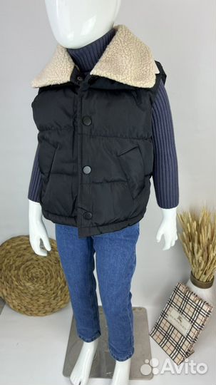 Жилетка детская черная