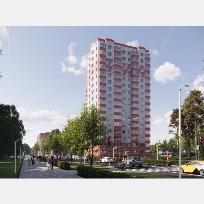 2-к. квартира, 59,6 м², 4/16 эт.